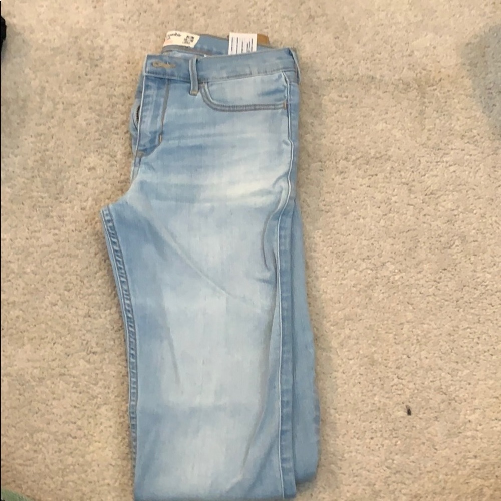 Kids super skinny light wash jeans